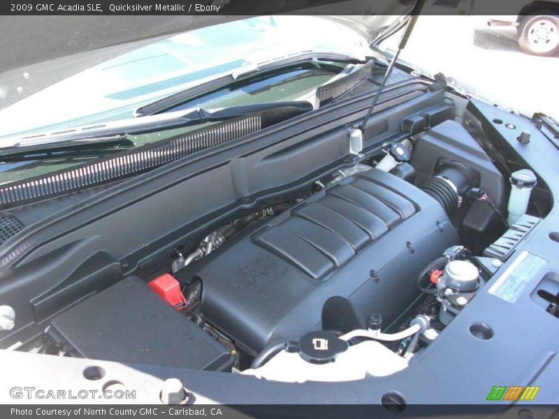 Quicksilver Metallic / Ebony 2009 GMC Acadia SLE