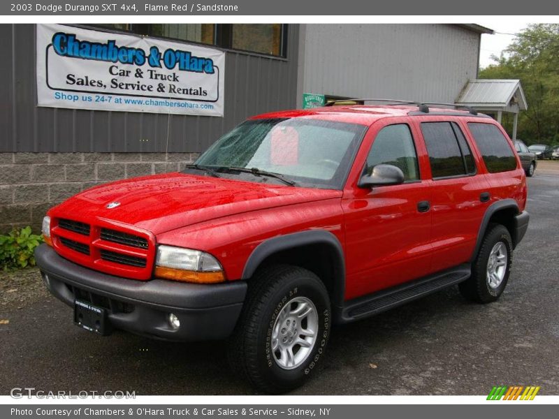 Flame Red / Sandstone 2003 Dodge Durango SXT 4x4