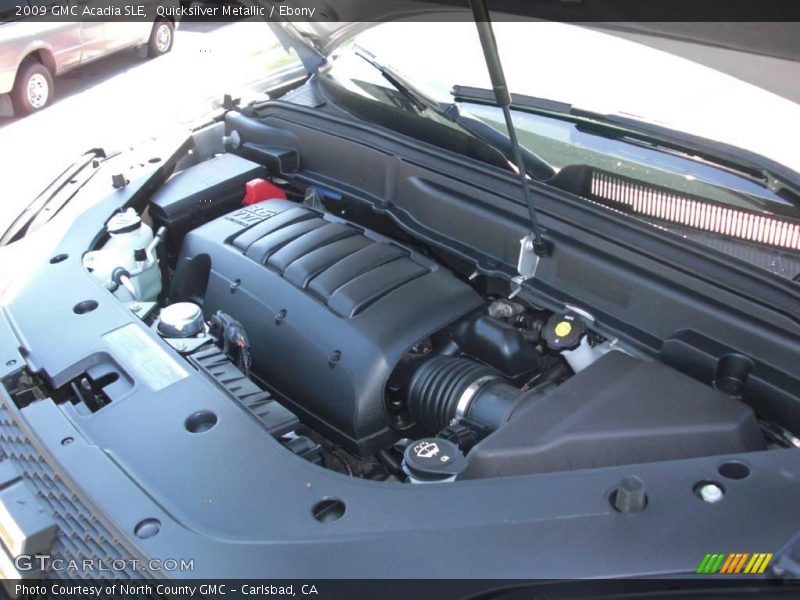 Quicksilver Metallic / Ebony 2009 GMC Acadia SLE