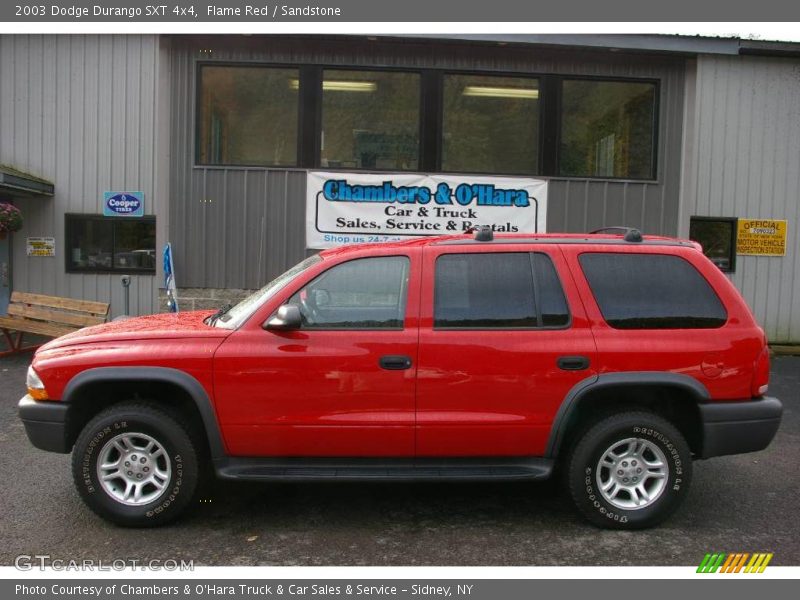 Flame Red / Sandstone 2003 Dodge Durango SXT 4x4
