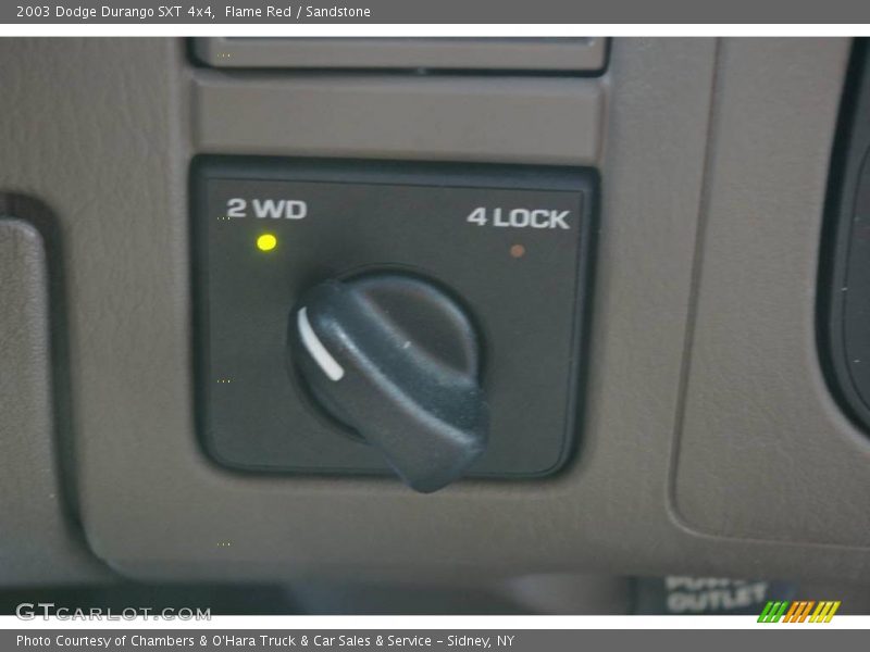 Flame Red / Sandstone 2003 Dodge Durango SXT 4x4