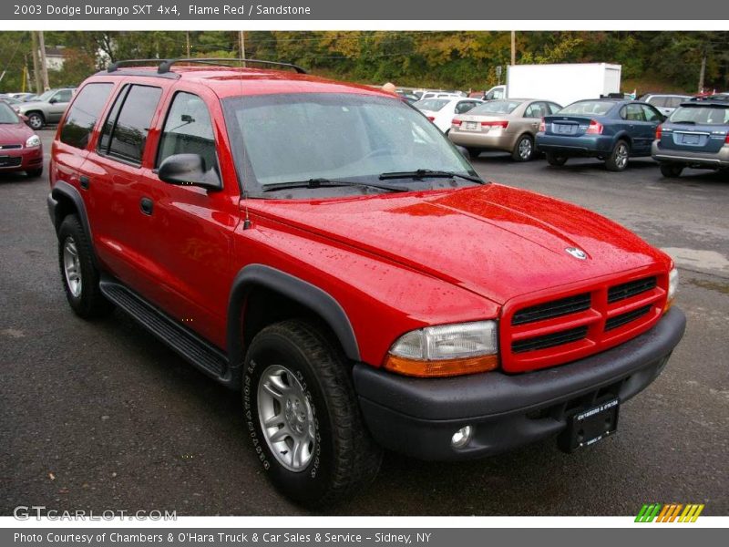 Flame Red / Sandstone 2003 Dodge Durango SXT 4x4