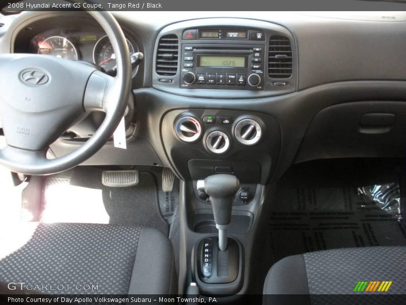 Tango Red / Black 2008 Hyundai Accent GS Coupe