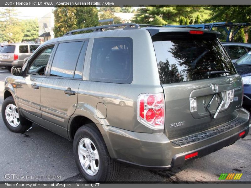 Aberdeen Green Metallic / Olive 2007 Honda Pilot LX 4WD