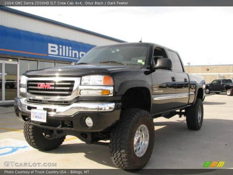 Onyx Black / Dark Pewter 2004 GMC Sierra 2500HD SLT Crew Cab 4x4