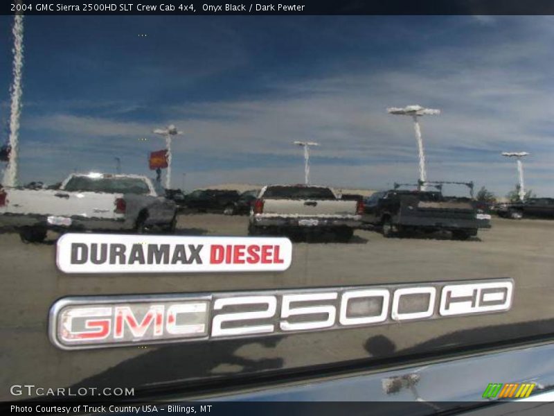 Onyx Black / Dark Pewter 2004 GMC Sierra 2500HD SLT Crew Cab 4x4