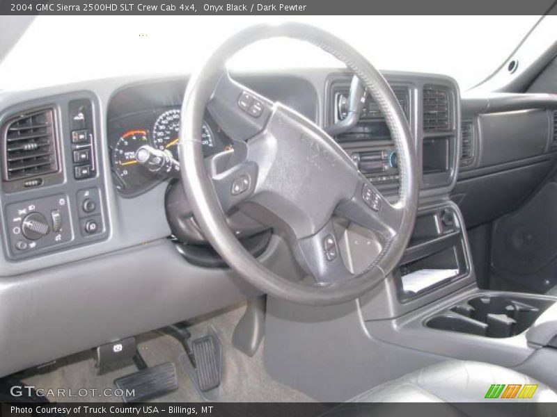 Onyx Black / Dark Pewter 2004 GMC Sierra 2500HD SLT Crew Cab 4x4