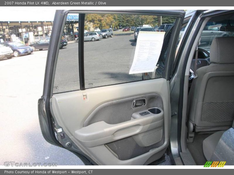 Aberdeen Green Metallic / Olive 2007 Honda Pilot LX 4WD