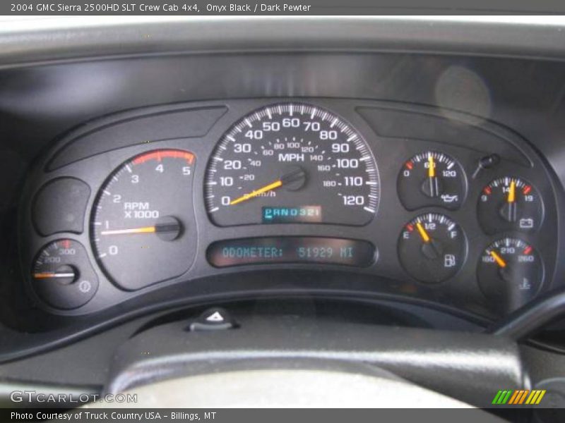 Onyx Black / Dark Pewter 2004 GMC Sierra 2500HD SLT Crew Cab 4x4