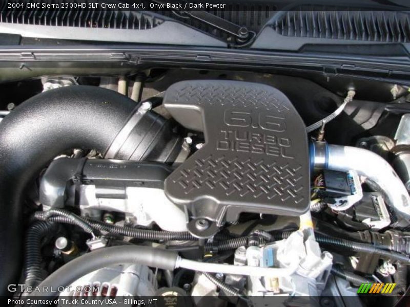 Onyx Black / Dark Pewter 2004 GMC Sierra 2500HD SLT Crew Cab 4x4