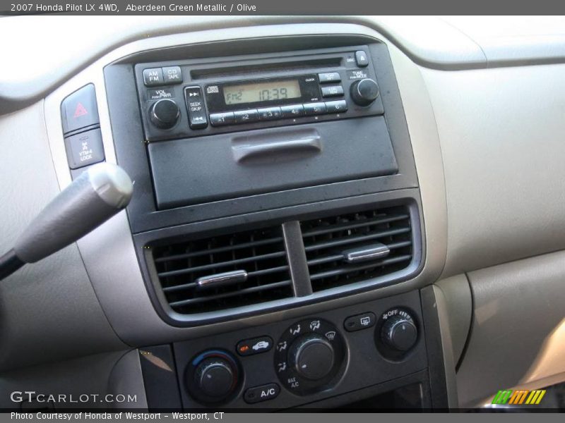Aberdeen Green Metallic / Olive 2007 Honda Pilot LX 4WD