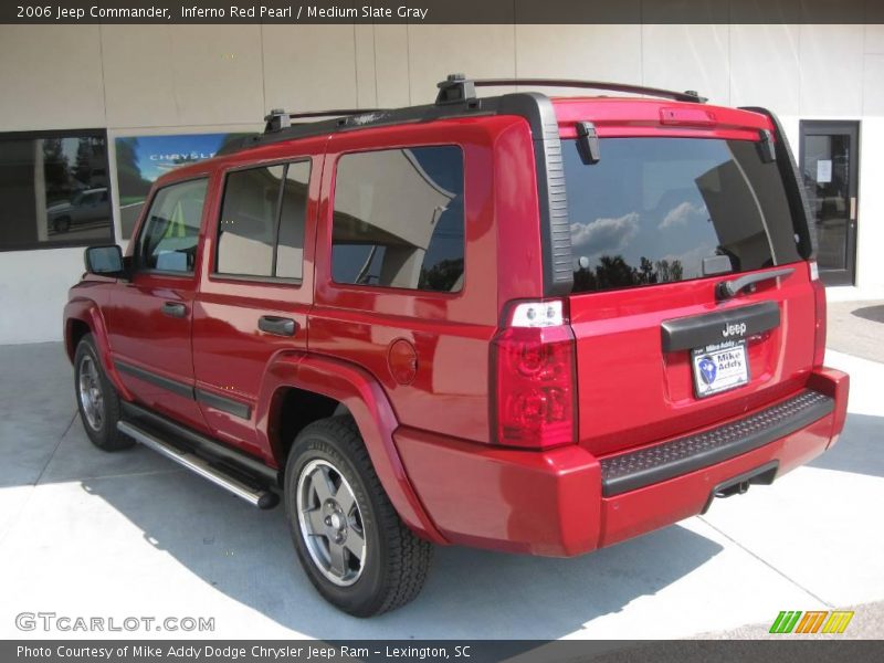 Inferno Red Pearl / Medium Slate Gray 2006 Jeep Commander