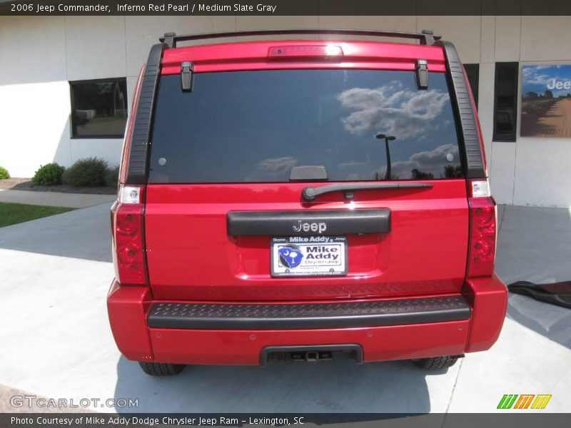 Inferno Red Pearl / Medium Slate Gray 2006 Jeep Commander