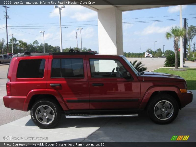 Inferno Red Pearl / Medium Slate Gray 2006 Jeep Commander