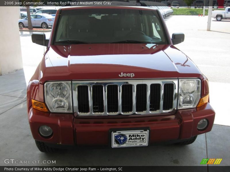 Inferno Red Pearl / Medium Slate Gray 2006 Jeep Commander
