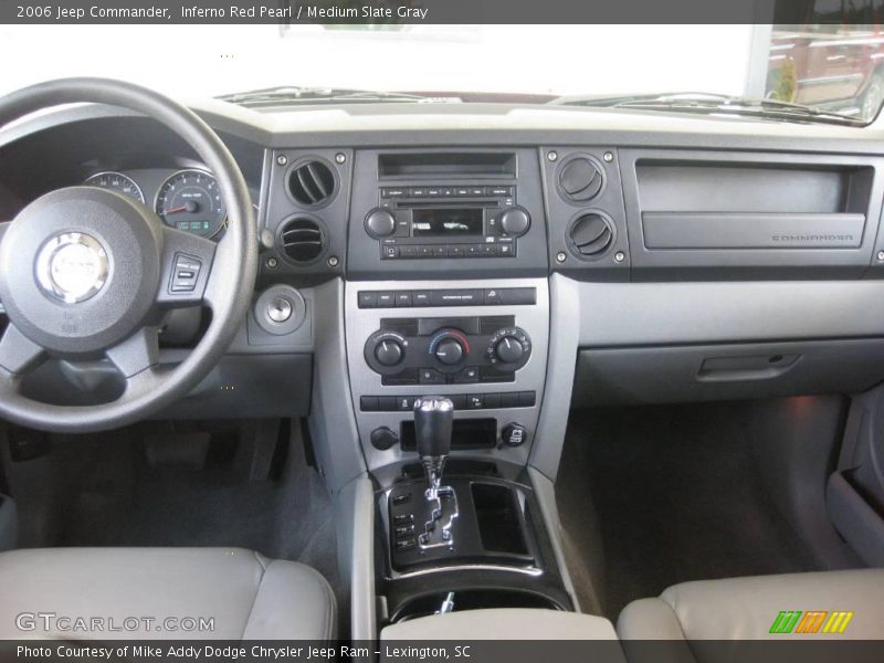 Inferno Red Pearl / Medium Slate Gray 2006 Jeep Commander