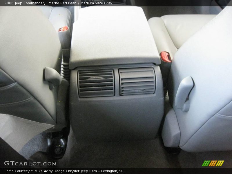 Inferno Red Pearl / Medium Slate Gray 2006 Jeep Commander