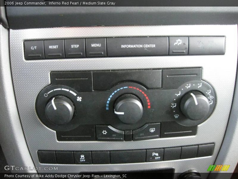 Inferno Red Pearl / Medium Slate Gray 2006 Jeep Commander