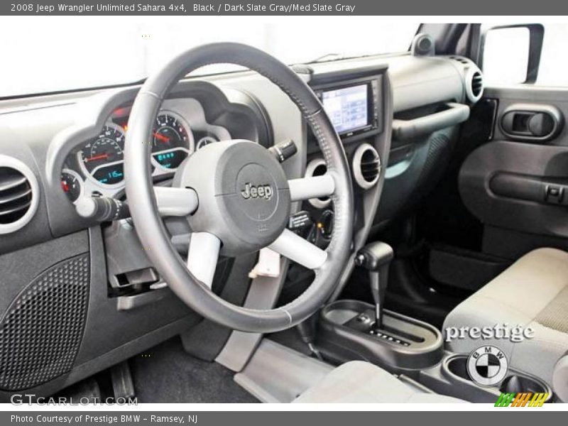 Black / Dark Slate Gray/Med Slate Gray 2008 Jeep Wrangler Unlimited Sahara 4x4