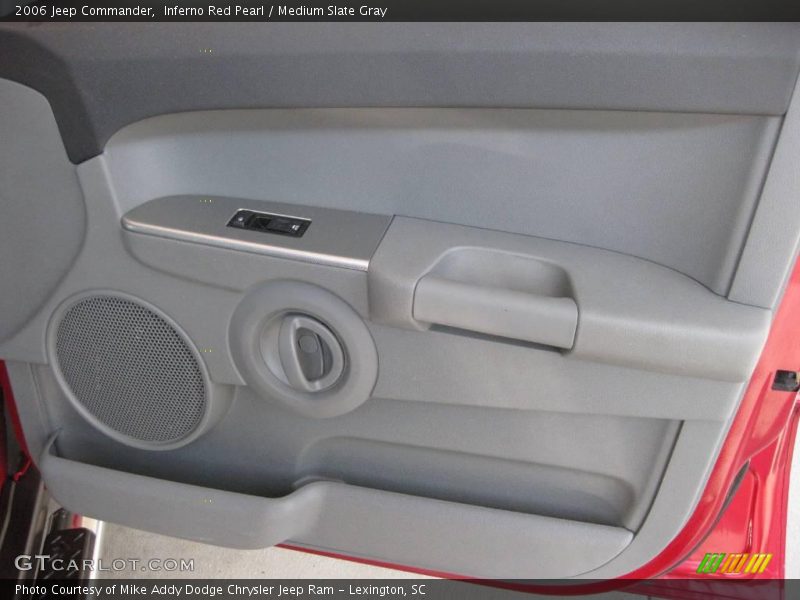 Inferno Red Pearl / Medium Slate Gray 2006 Jeep Commander