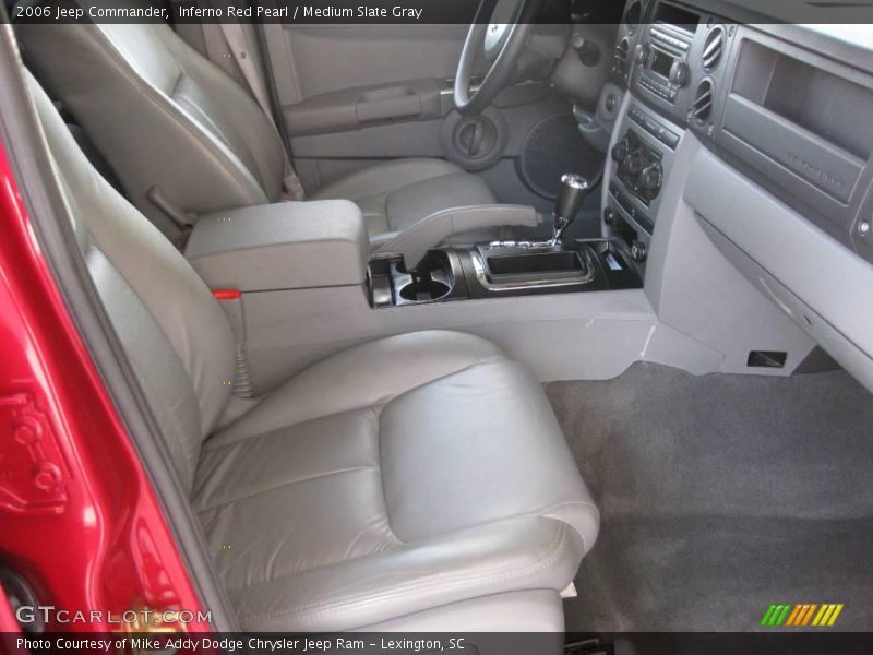 Inferno Red Pearl / Medium Slate Gray 2006 Jeep Commander