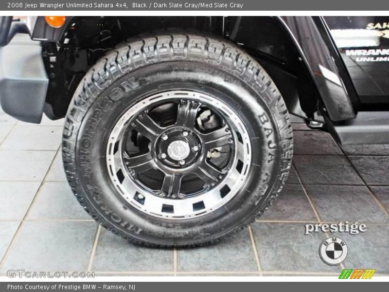 Black / Dark Slate Gray/Med Slate Gray 2008 Jeep Wrangler Unlimited Sahara 4x4