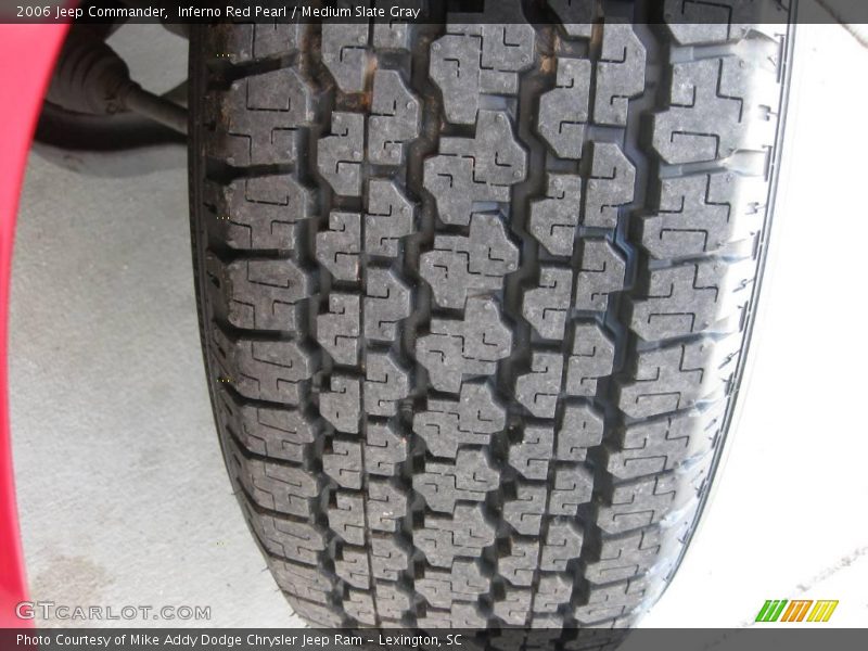 Inferno Red Pearl / Medium Slate Gray 2006 Jeep Commander