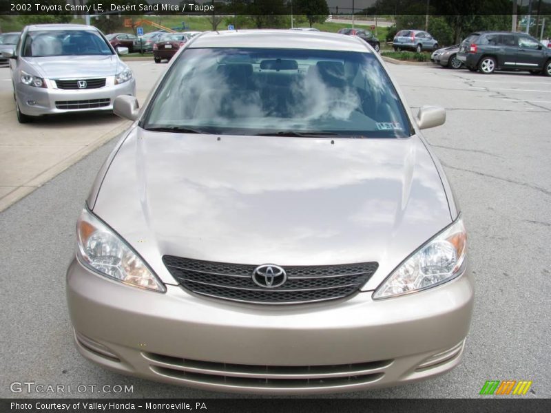 Desert Sand Mica / Taupe 2002 Toyota Camry LE
