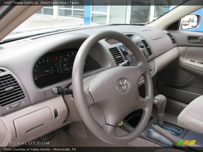 Desert Sand Mica / Taupe 2002 Toyota Camry LE