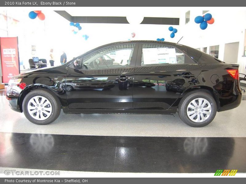 Ebony Black / Stone 2010 Kia Forte LX