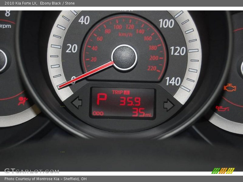 Ebony Black / Stone 2010 Kia Forte LX