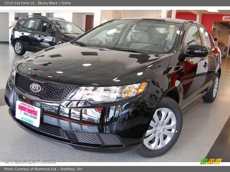 Ebony Black / Stone 2010 Kia Forte LX