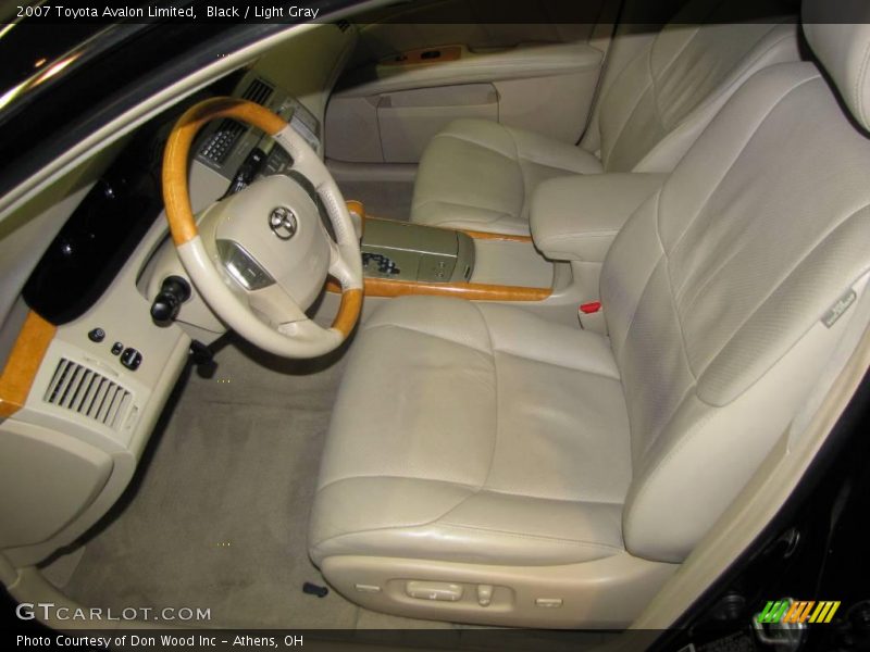 Black / Light Gray 2007 Toyota Avalon Limited