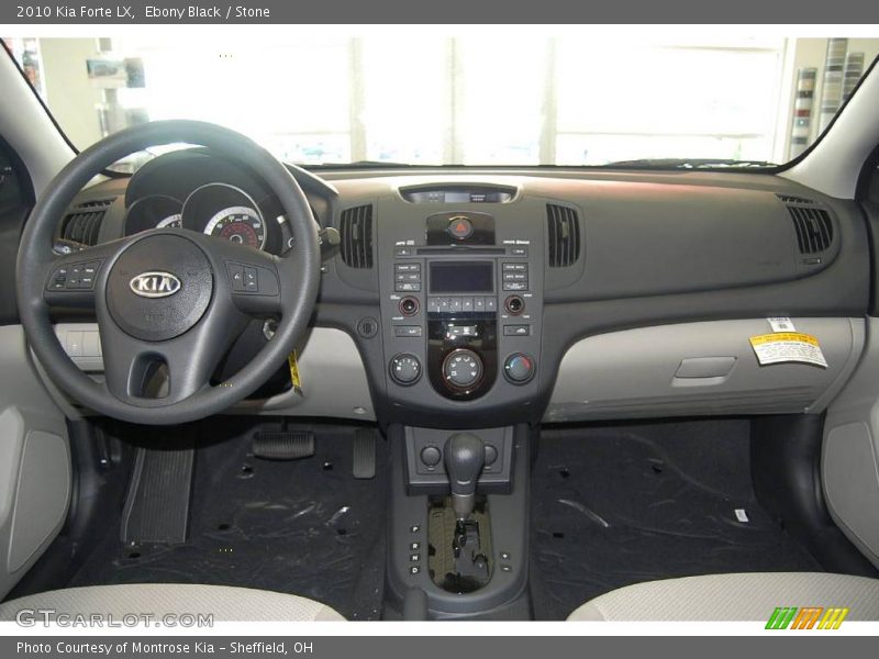 Ebony Black / Stone 2010 Kia Forte LX