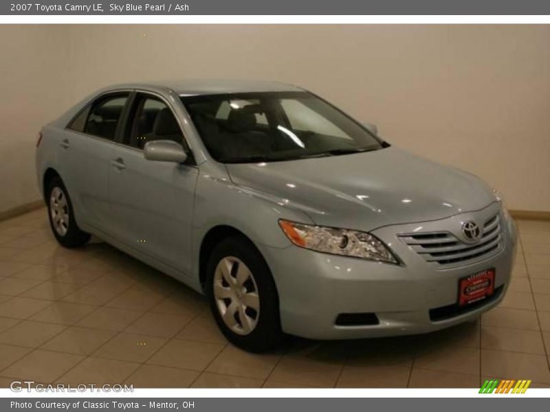 Sky Blue Pearl / Ash 2007 Toyota Camry LE