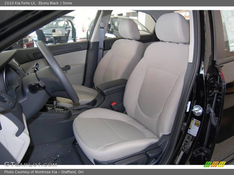 Ebony Black / Stone 2010 Kia Forte LX