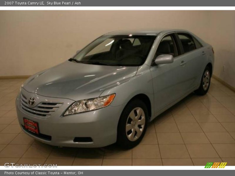 Sky Blue Pearl / Ash 2007 Toyota Camry LE