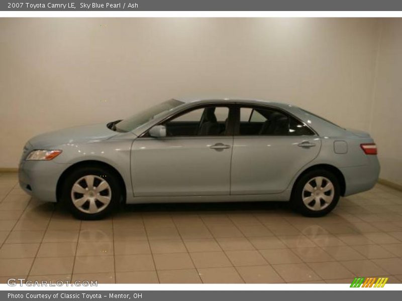 Sky Blue Pearl / Ash 2007 Toyota Camry LE