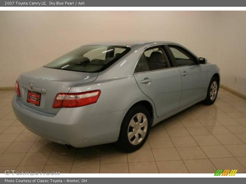 Sky Blue Pearl / Ash 2007 Toyota Camry LE