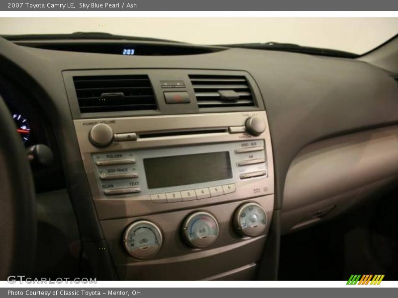 Sky Blue Pearl / Ash 2007 Toyota Camry LE