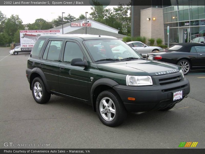 Epsom Green / Black 2002 Land Rover Freelander S