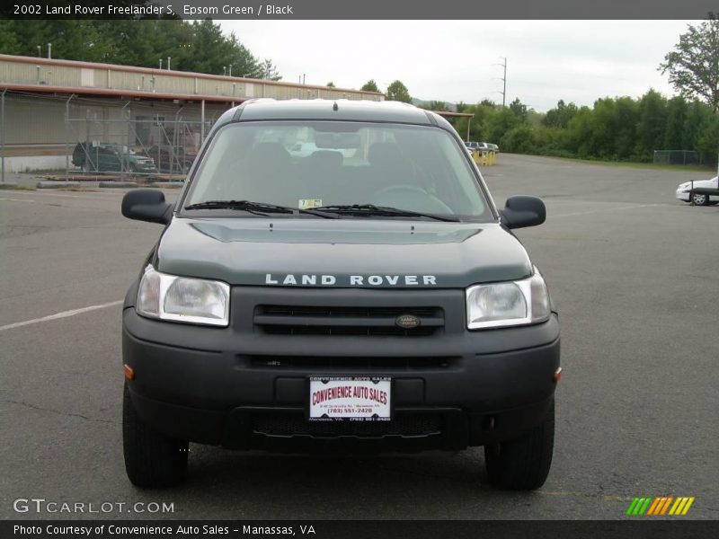 Epsom Green / Black 2002 Land Rover Freelander S