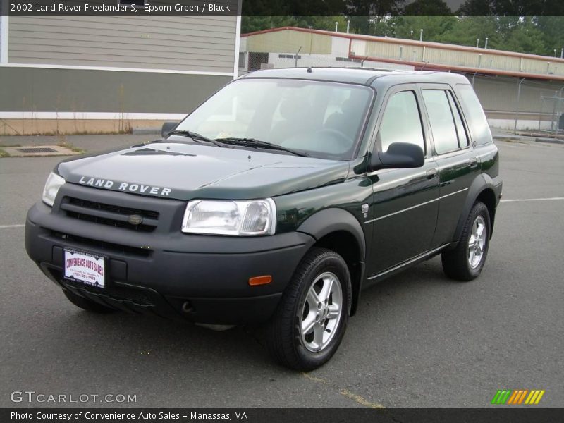 Epsom Green / Black 2002 Land Rover Freelander S