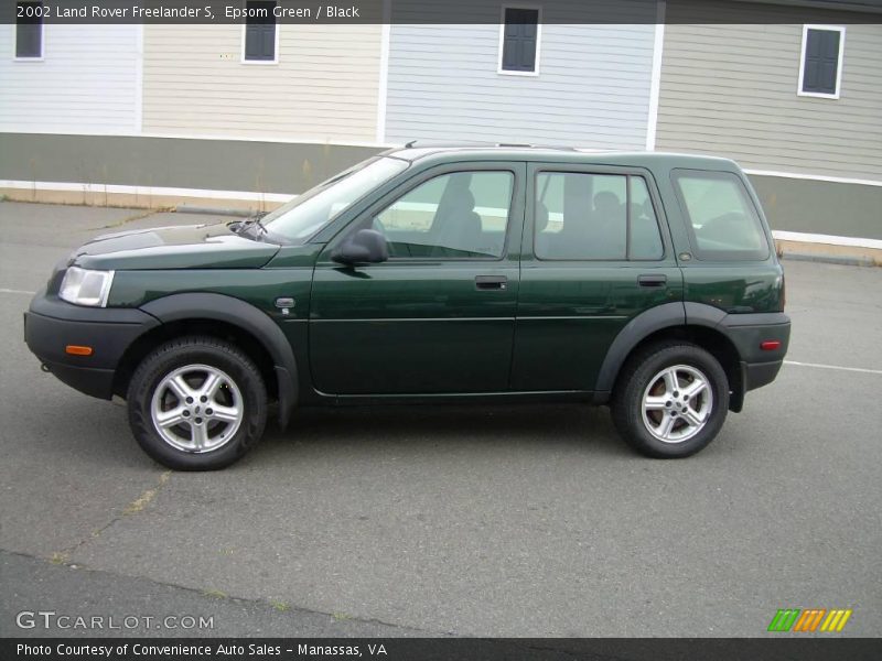 Epsom Green / Black 2002 Land Rover Freelander S
