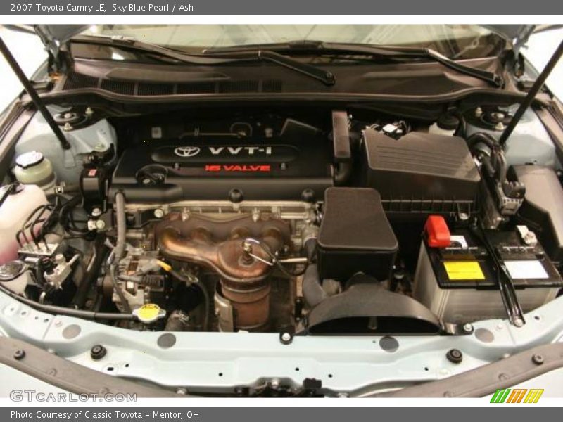 Sky Blue Pearl / Ash 2007 Toyota Camry LE