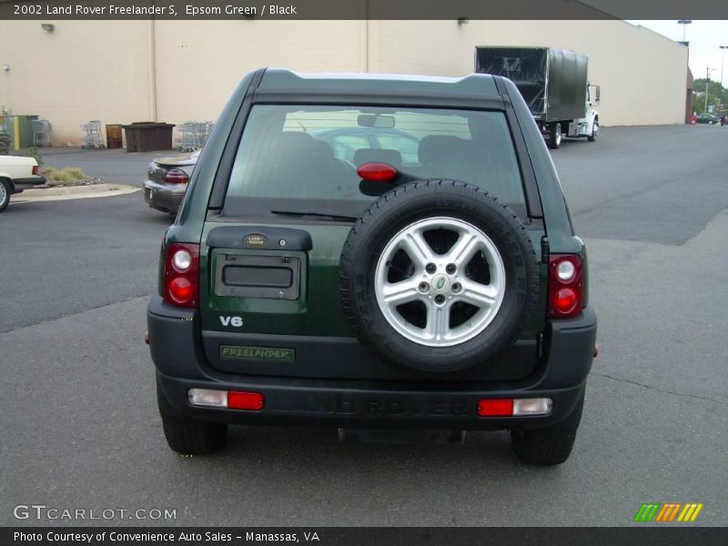 Epsom Green / Black 2002 Land Rover Freelander S