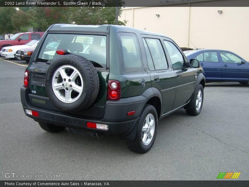 Epsom Green / Black 2002 Land Rover Freelander S