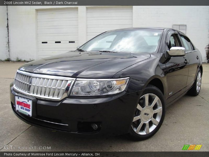 Black / Dark Charcoal 2008 Lincoln MKZ Sedan