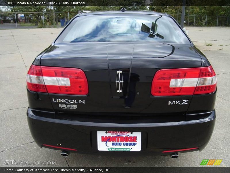 Black / Dark Charcoal 2008 Lincoln MKZ Sedan