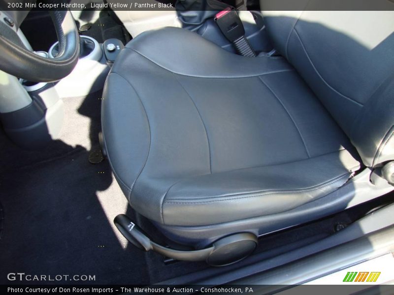 Liquid Yellow / Panther Black 2002 Mini Cooper Hardtop